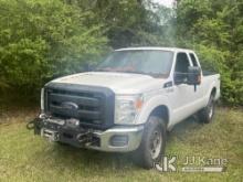 2014 Ford F250 4x4 Extended-Cab Pickup Truck Not Running & Condition Unknown) (Tailgate Hanging, Buy
