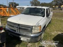 2012 Chevrolet Silverado 1500 Crew-Cab Pickup Truck Not Running, Condition Unknown) (Body Damage, Mi