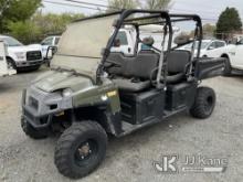 (Charlotte, NC) 2013 Polaris Ranger 4x4 Crew-Cab Yard Cart Duke Unit) (Not Running, Condition Unknow