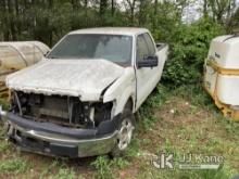 2014 Ford F150 4x4 Extended-Cab Pickup Truck Wrecked, Not Running, Condition Unknown, Airbags Deploy