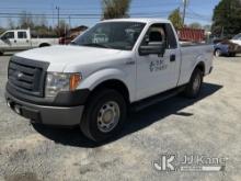 (Charlotte, NC) 2011 Ford F150 4x4 Pickup Truck Duke Unit) (Runs & Moves) (Body Damage