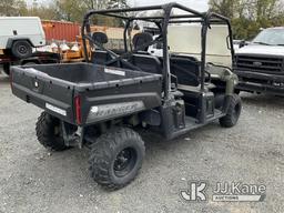 (Charlotte, NC) 2013 Polaris Ranger 4x4 Crew-Cab Yard Cart Duke Unit) (Not Running, Condition Unknow
