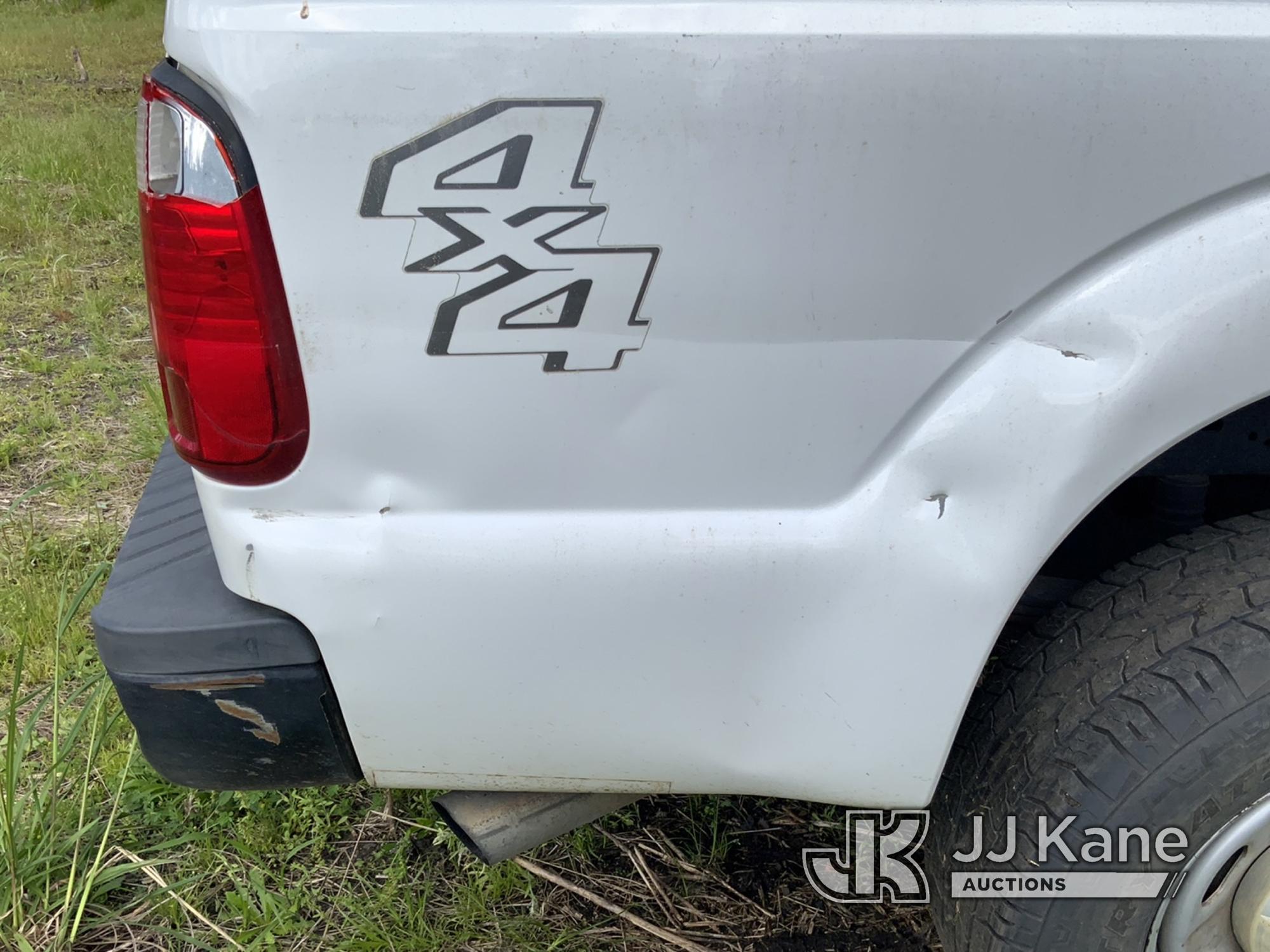 (Ridgeland, SC) 2013 Ford F250 4x4 Extended-Cab Pickup Truck Runs Rough, Moves, Shuts Off