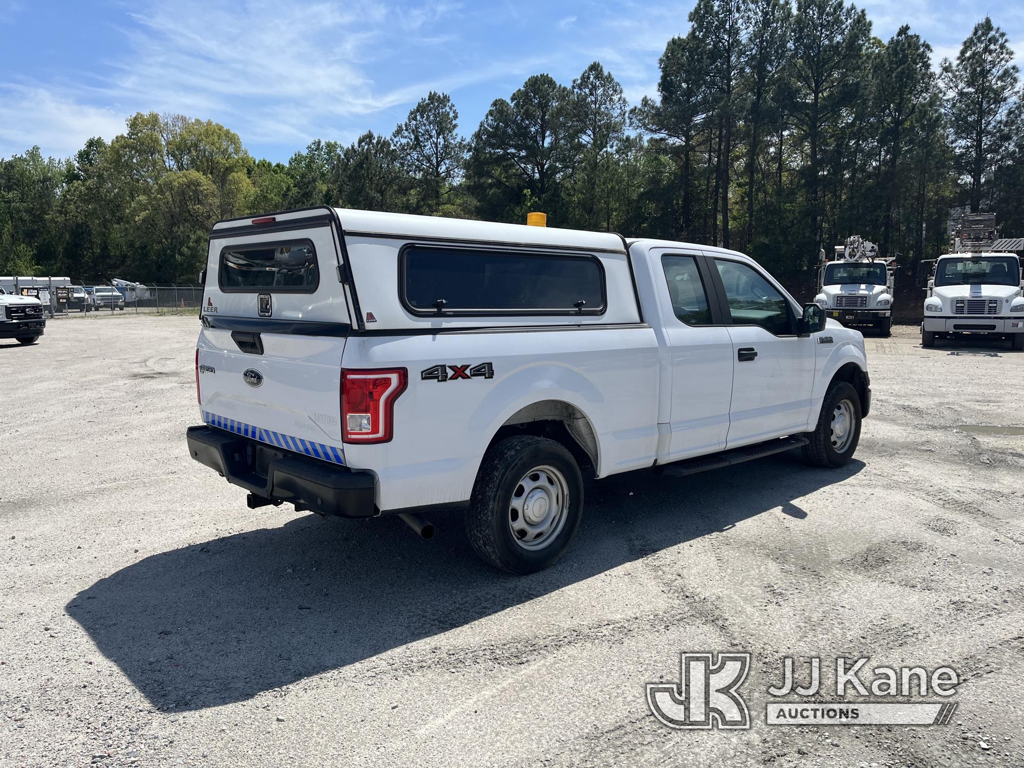 (Chester, VA) 2017 Ford F150 4x4 Extended-Cab Pickup Truck, (Southern Company Unit) Runs & Moves
