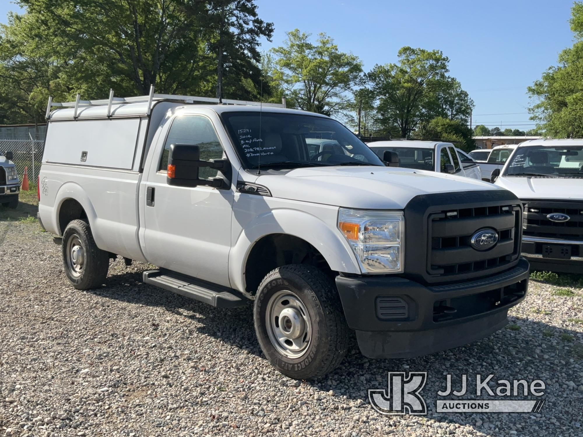(Charlotte, NC) 2014 Ford F250 4x4 Pickup Truck Duke Unit) (Runs & Moves