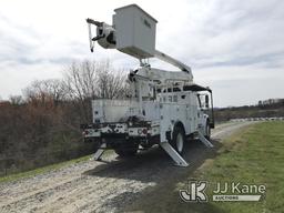 (Mount Airy, NC) Altec AA55-MH, Material Handling Bucket Truck rear mounted on 2016 Freightliner M2