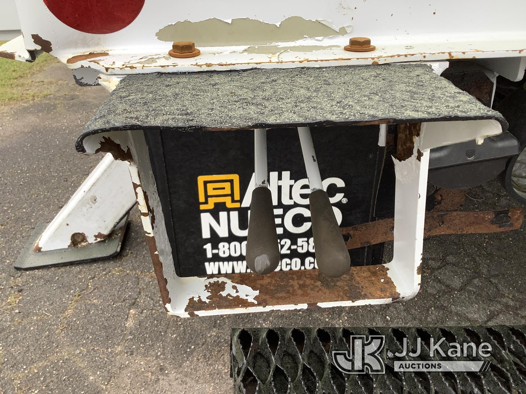 (Graysville, AL) Altec AM855, Over-Center Material Handling Bucket Truck rear mounted on 2013 Freigh