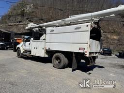 (Hanover, WV) Altec LR760E70, Over-Center Elevator Bucket Truck mounted behind cab on 2013 Ford F750