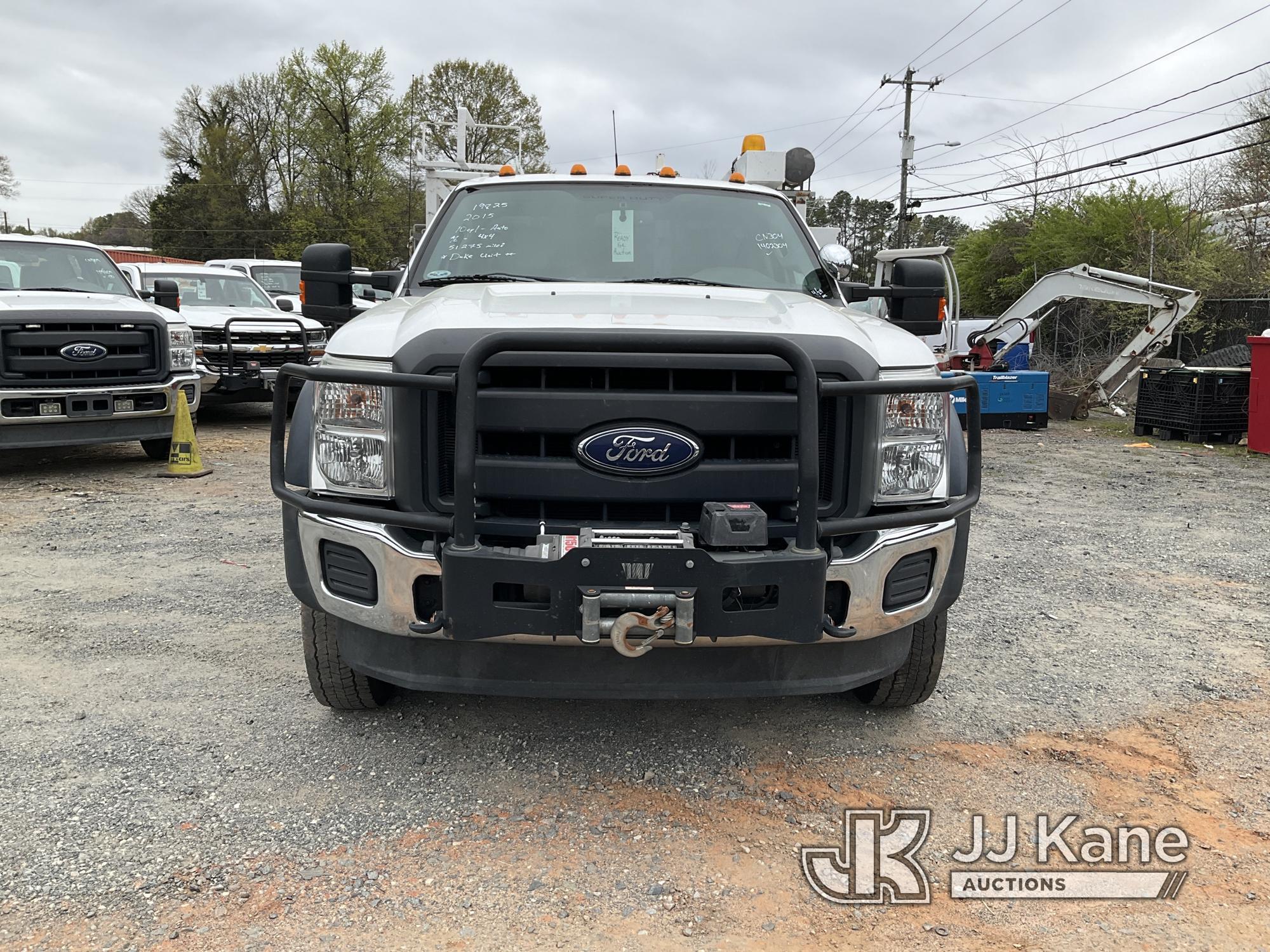 (Charlotte, NC) 2015 Ford F450 4x4 Service Truck Duke Unit) (Runs & Moves