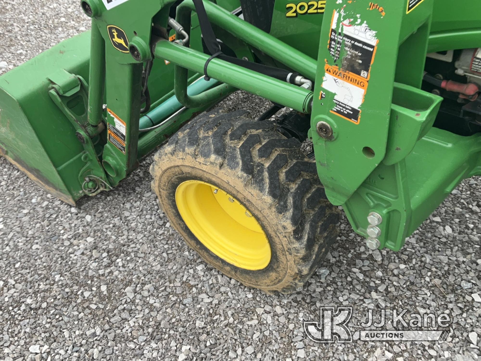 (Verona, KY) 2020 John Deere 2025R Mini Utility Tractor Loader Backhoe Runs, Moves & Operates