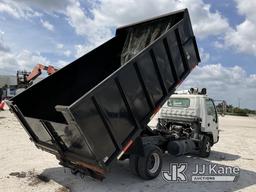 (Westlake, FL) 2002 GMC W4500 Dump Debris Truck Runs & Moves, Dump Operates) (Body Damage & Rust, No
