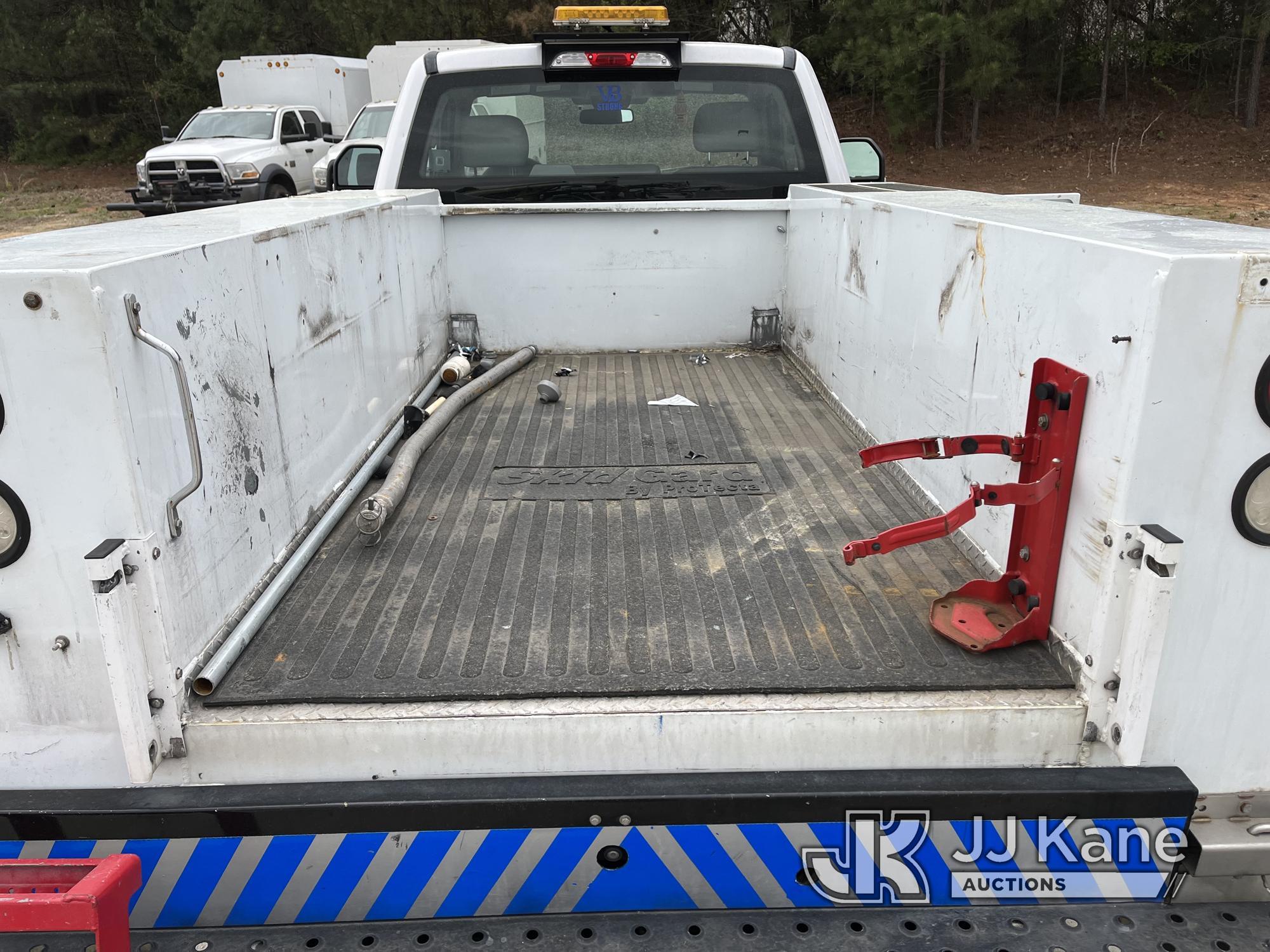 (Chester, VA) 2018 Ford F250 Service Truck, (Southern Company Unit) Not Running, Cranks, Does Not St