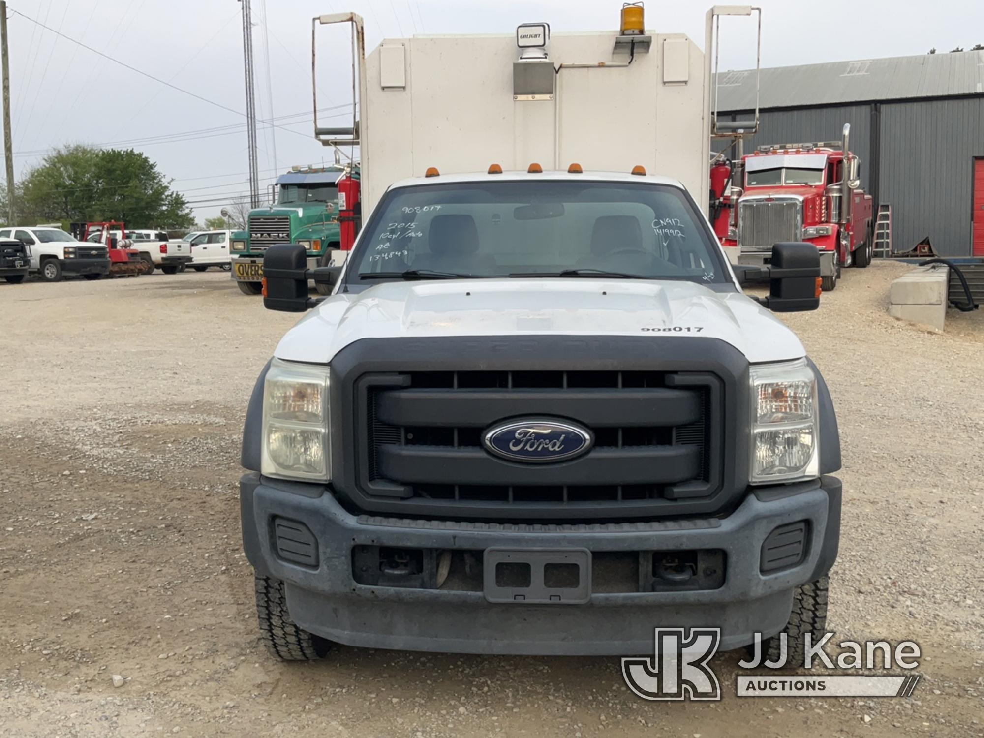 (Charlotte, NC) 2016 Ford F550 Enclosed High-Top Service Truck Runs & Moves