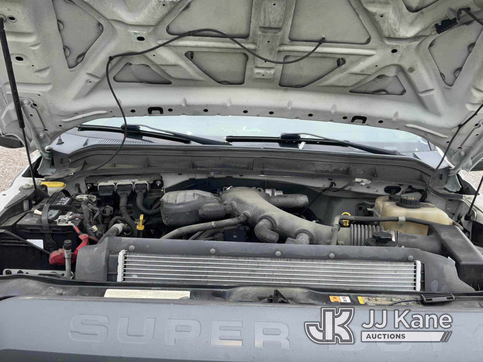 (Verona, KY) 2014 Ford F450 Crew-Cab Flatbed Truck Runs & Moves) (Check Engine Light On, Engine Tick