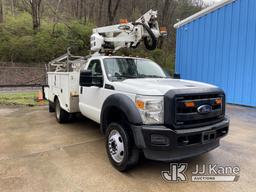 (Switzer, WV) Altec AT237, Articulating & Telescopic Non-Insulated Bucket Truck mounted behind cab o