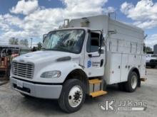 (Charlotte, NC) 2017 Freightliner M2 106 4x4 High Top Service Truck Runs & Moves) (Paint Damage