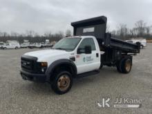(Verona, KY) 2009 Ford F550 4x4 Dump Truck Runs, Moves & Operates) (Duke Unit