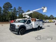 Altec AT200A, Articulating & Telescopic Non-Insulated Bucket Truck mounted behind cab on 2013 Ford F