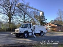 Altec AA55P, Material Handling Bucket Truck rear mounted on 2018 Freightliner M2 106 Utility Truck R