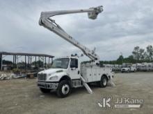 (Roxboro, NC) Altec AA55-MH, Material Handling Bucket Truck rear mounted on 2018 Freightliner M2 106