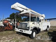 Altec AA755L-MH, Material Handling Bucket Truck rear mounted on 2007 International 7300 4x4 Utility 