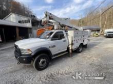 Altec AT37G, Articulating & Telescopic Bucket Truck mounted behind cab on 2015 RAM 5500 4x4 Service 