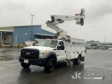 (Supply, NC) Altec AT40-MH, Articulating & Telescopic Material Handling Bucket Truck mounted behind