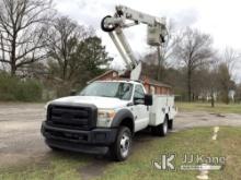 Altec AT37G, Articulating & Telescopic Bucket Truck mounted behind cab on 2016 Ford F550 4x4 Service