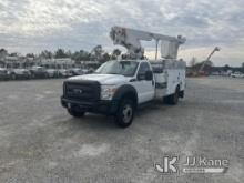 Altec AT200-A, Telescopic Non-Insulated Bucket Truck mounted behind cab on 2012 Ford F450 Service Tr