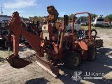 2003 Ditch Witch 3700 Articulating Rubber Tired Trencher, Municipal Owned Not Running, Condition Unk