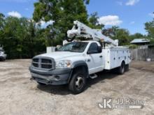 Altec AT37G, Articulating & Telescopic Bucket Truck mounted behind cab on 2009 Dodge RAM 5500 4x4 Se