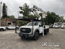 Altec AT37G, Articulating & Telescopic Bucket Truck mounted behind cab on 2017 Ford F550 4x4 Utility