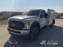 (Westlake, FL) 2018 Ford F550 URD/Flatbed Truck Runs & Moves) (Body Rust, Check Engine Light On) (FL