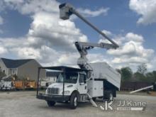 (Sumter, SC) Altec LR760-E70, Over-Center Elevator Bucket Truck mounted behind cab on 2016 Freightli