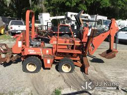 (Ocala, FL) 2003 Ditch Witch 3700 Articulating Rubber Tired Trencher, Municipal Owned Not Running, C
