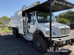 (Tampa, FL) Altec LR758, Over-Center Bucket Truck mounted behind cab on 2011 Freightliner M2 106 4x4