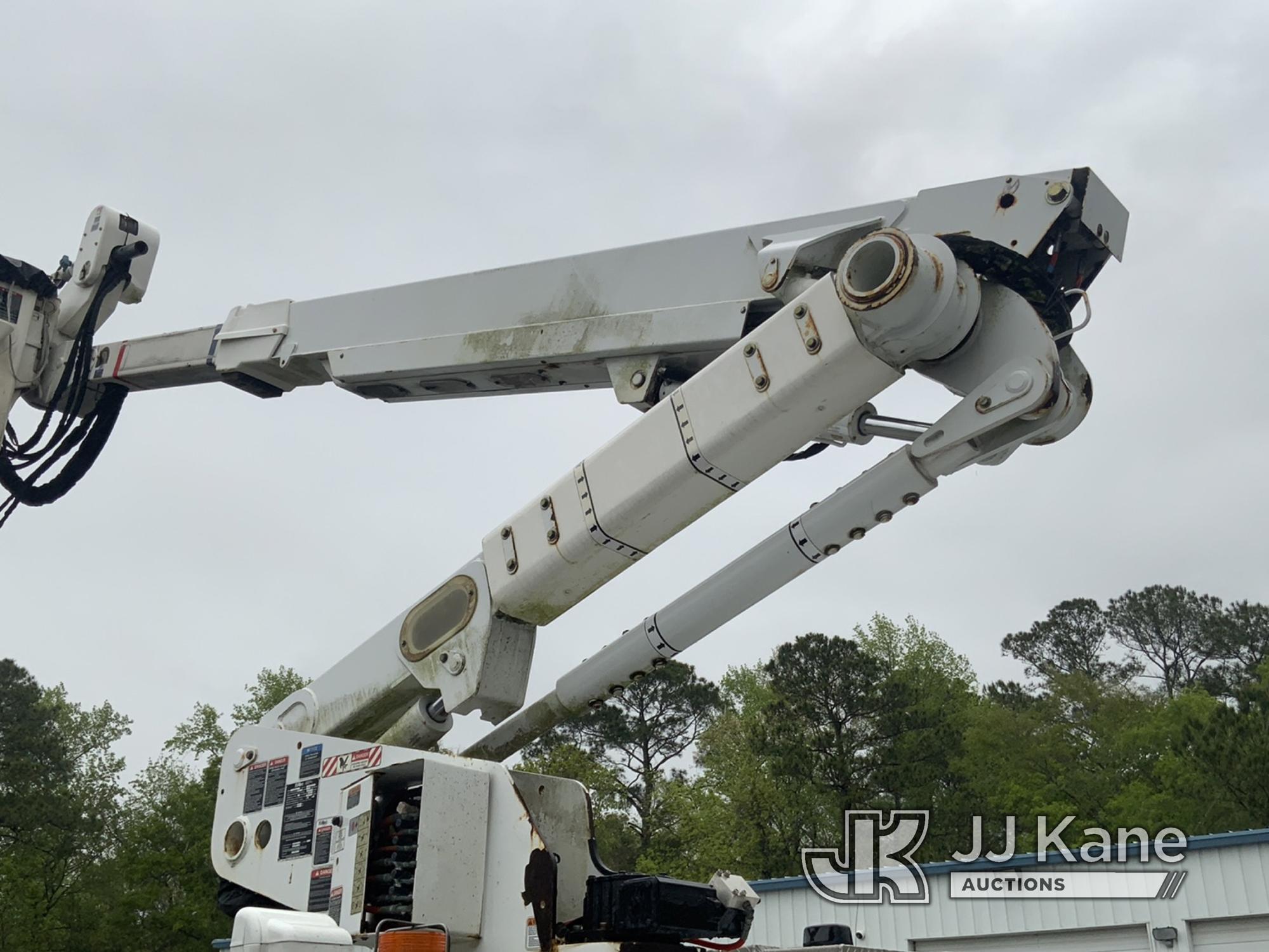 (Supply, NC) Altec AT40-MH, Articulating & Telescopic Material Handling Bucket Truck mounted behind