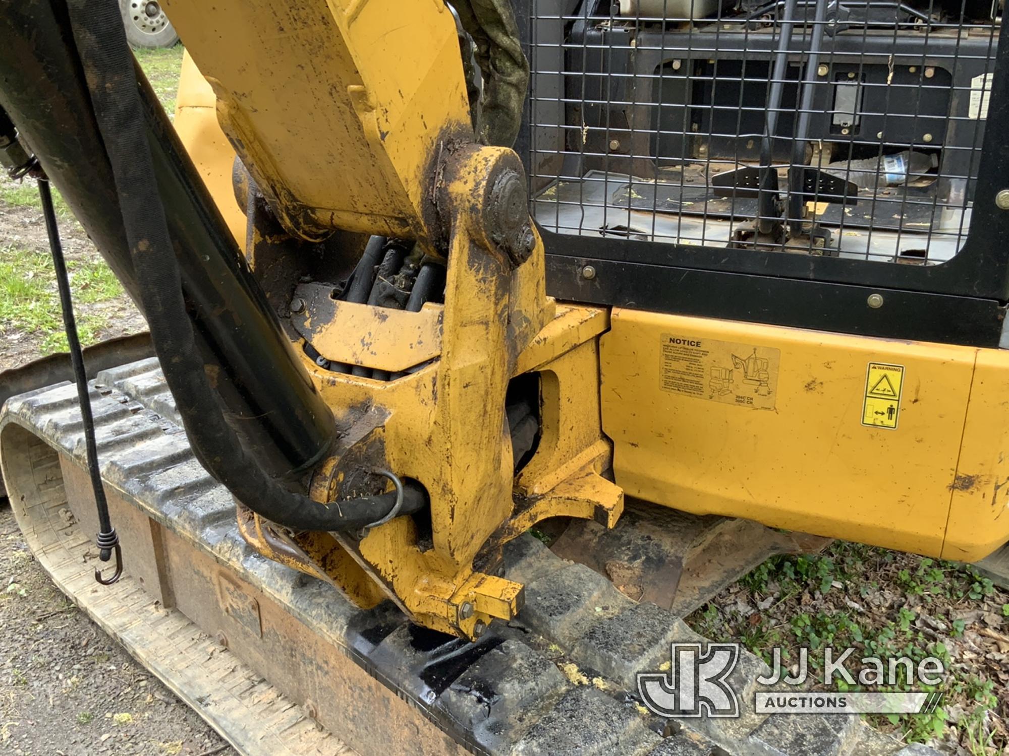 (Oil Springs, KY) 2007 Caterpillar 304C Hydraulic Excavator Not Running, Condition Unknown, Blown Ho