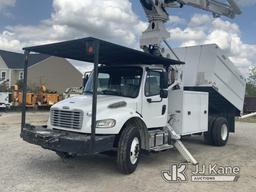 (Sumter, SC) Altec LR760-E70, Over-Center Elevator Bucket Truck mounted behind cab on 2016 Freightli