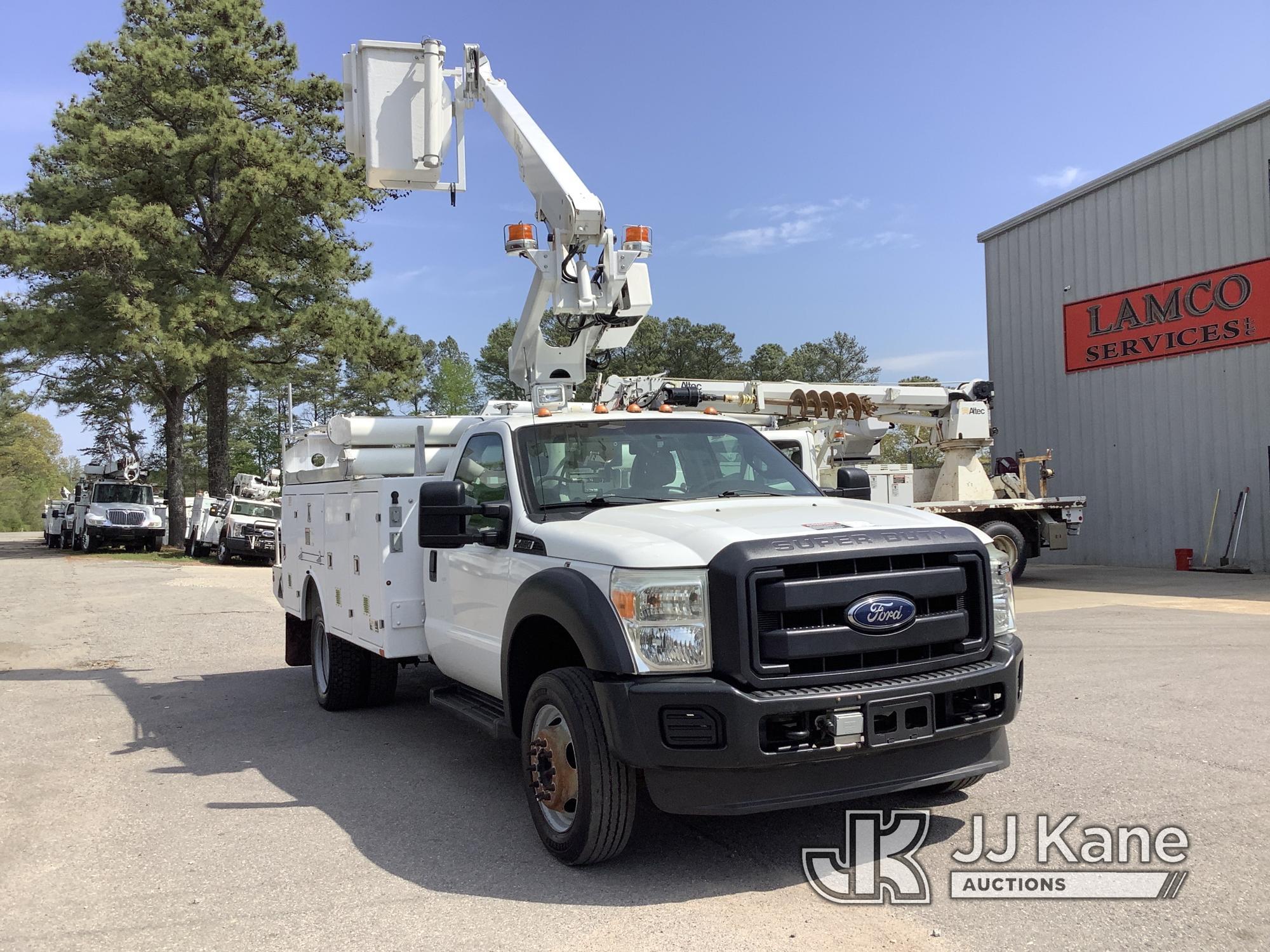 (Graysville, AL) Altec AT200-A, Articulating & Telescopic Bucket mounted behind cab on 2012 Ford F45