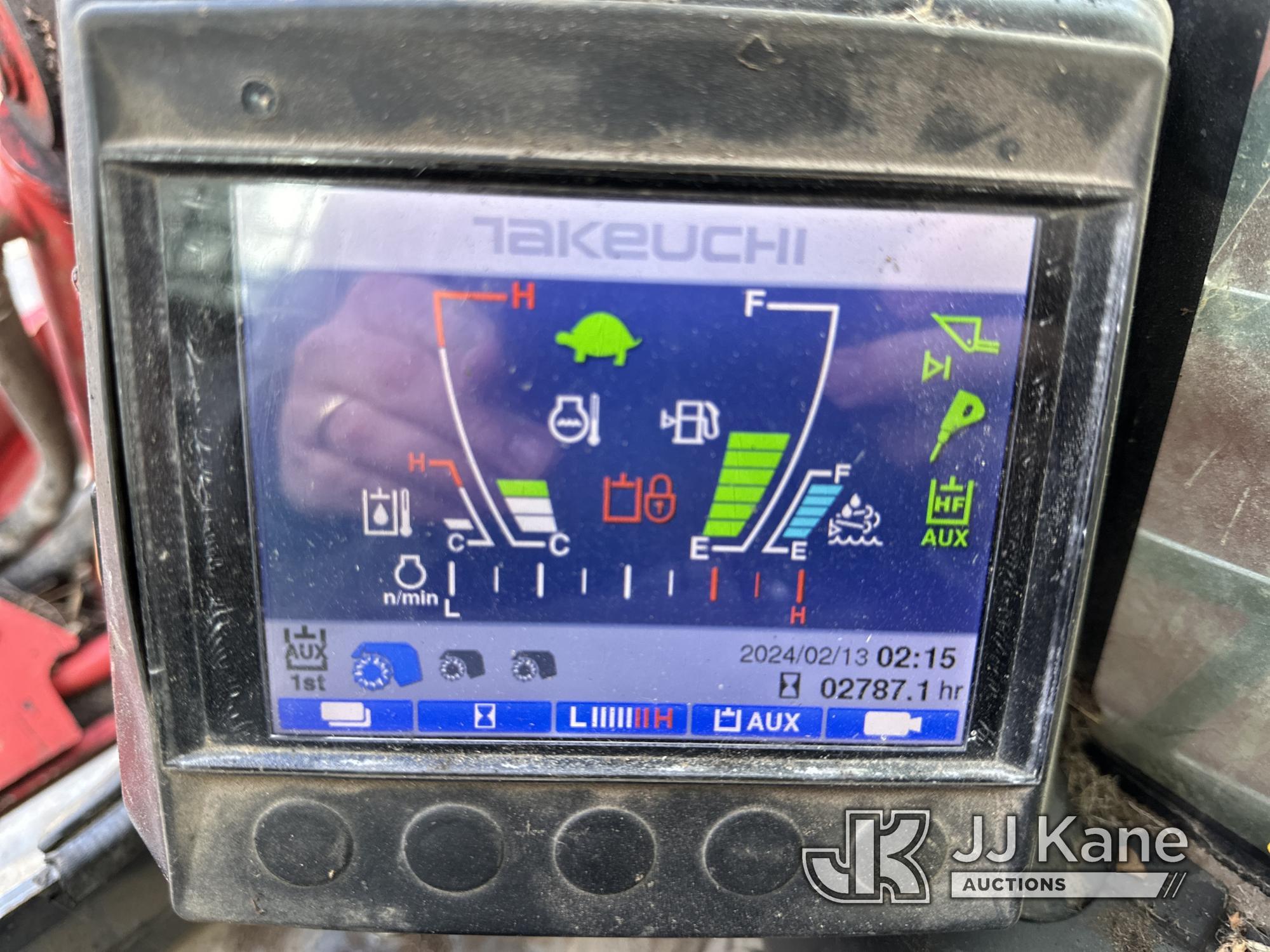 (Wakefield, VA) 2019 Takeuchi TL12R2 High Flow Crawler Shredder/Mulcher Jump To Start, Runs) (Radiat