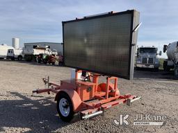 (Dixon, CA) 2013 Wanco Message Board Portable Message Board Does Not Operate, Road Worthy)
