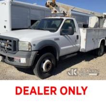 (Dixon, CA) Armlift A-TEL33-PM, mounted behind cab on 2006 Ford F450 Service Truck Not Running