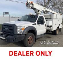 Altec AT200A, Bucket Truck mounted behind cab on 2012 Ford F450 Service Truck Runs, Moves & Upper Op