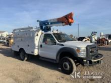 Altec AT37G, Articulating & Telescopic Bucket Truck mounted behind cab on 2013 Ford F550 4x4 Service