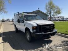 2010 Ford F350 4x4 Extended-Cab Pickup Truck Runs & Moves, Missing Left Side View Mirror