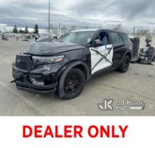 2020 Ford Explorer AWD Police Interceptor 4-Door Sport Utility Vehicle Not Running, Condition Unknow