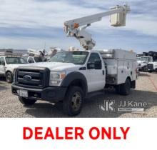 (Dixon, CA) Altec AT200A, Telescopic Bucket Truck mounted behind cab on 2013 Ford F450 Service Truck