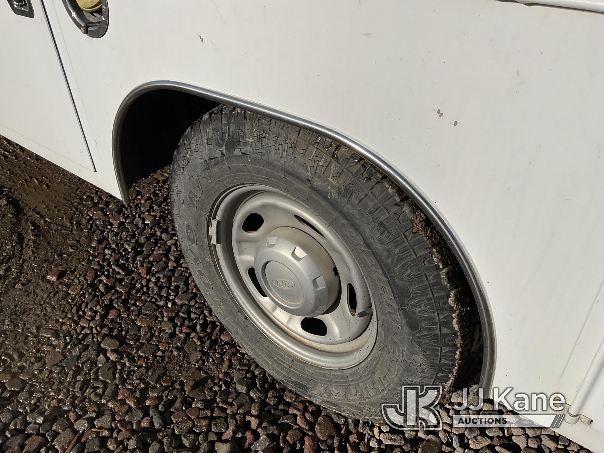(Dixon, CA) 2012 Ford F250 Extended-Cab Service Truck Runs & Moves, Bad Alternator, Tire Leaks Air