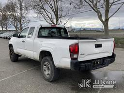 (Dixon, CA) 2018 Toyota Tacoma Extended-Cab Pickup Truck Runs & Moves, Damaged Windshield, Check Eng